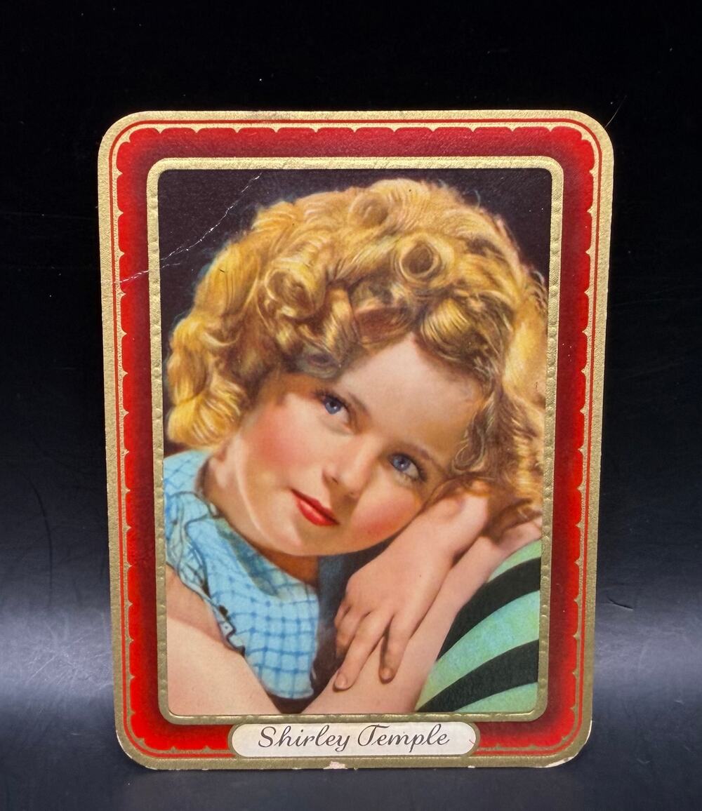 RARE 1937 Garbaty Cigarette Film Lieblinge Shirley Temple Card 99 Heidi